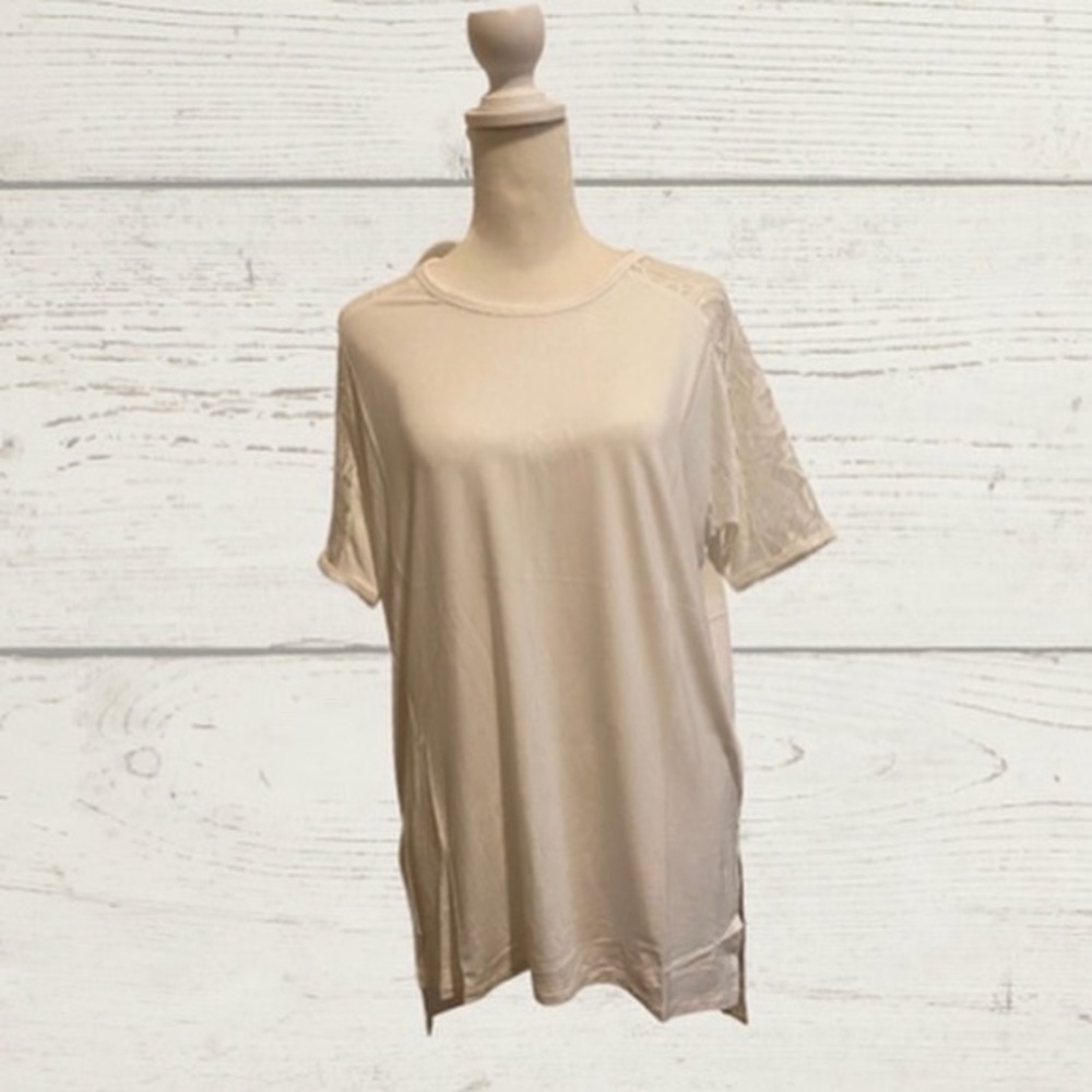 Lace Shoulder Top